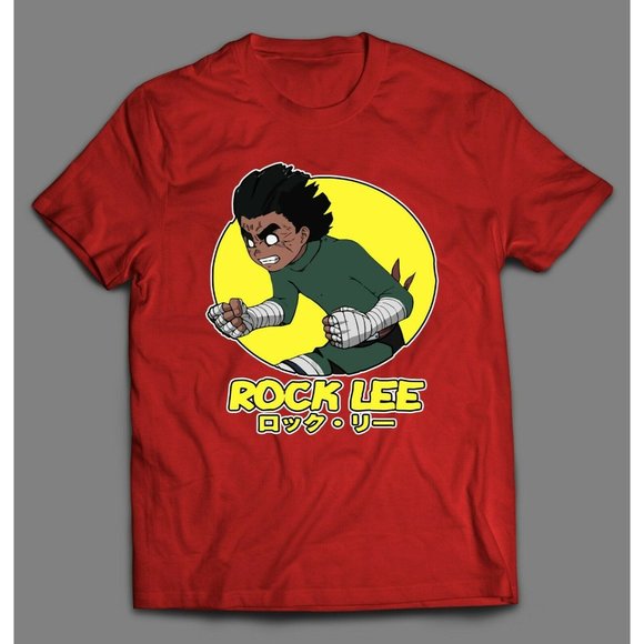 Rock lee naruto shirt Clearance